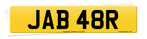 Registration number JAB 48R